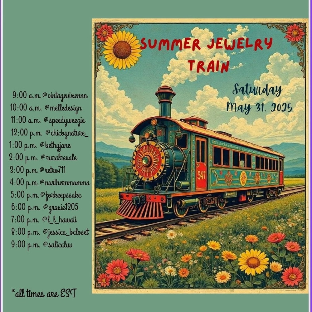Summer Jewelry Train 🌻 May 31,2025